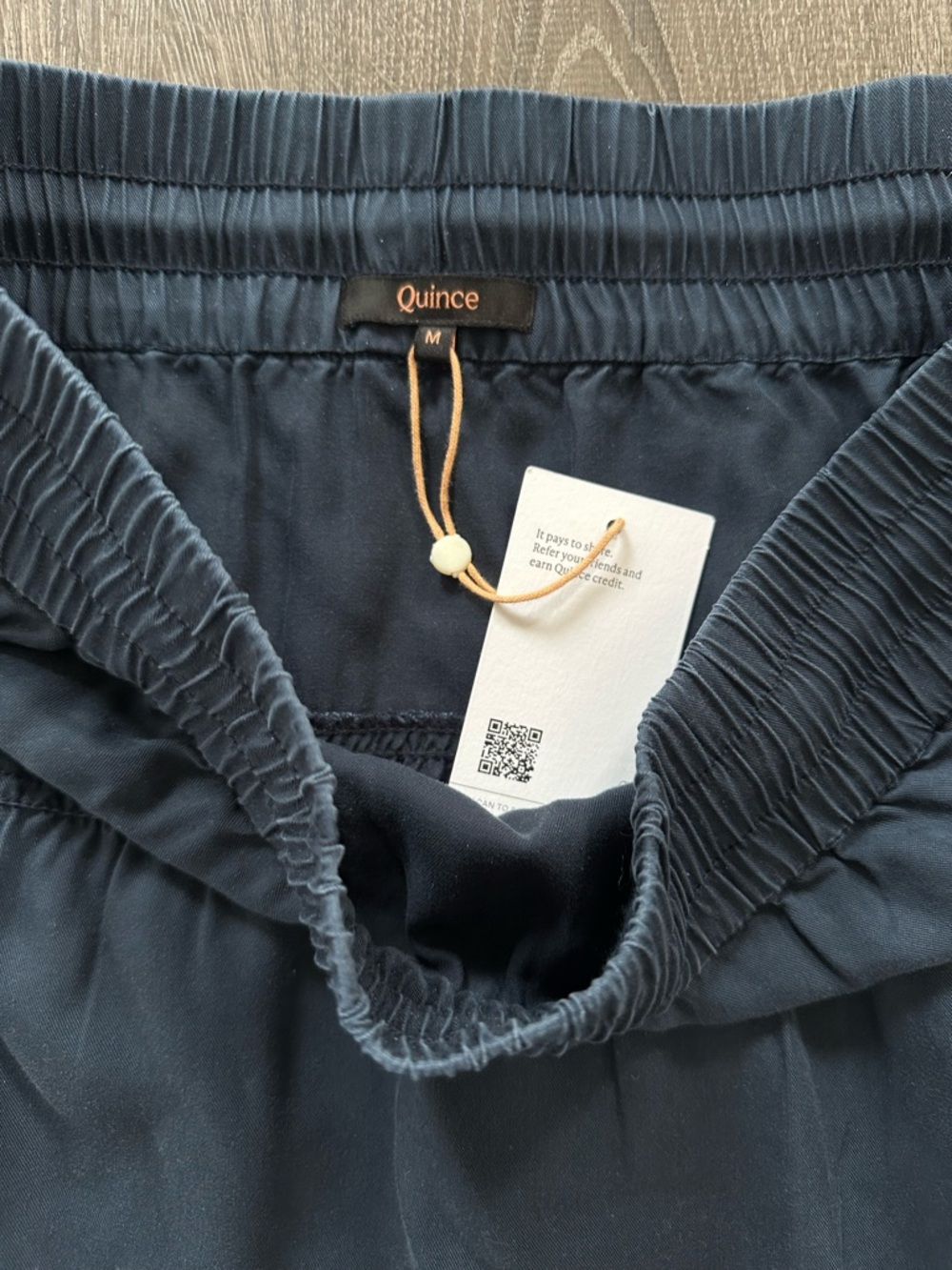 NWT Quince Tencel Tiered Maxi Skirt in Midnight Blue - Picture 6 of 12
